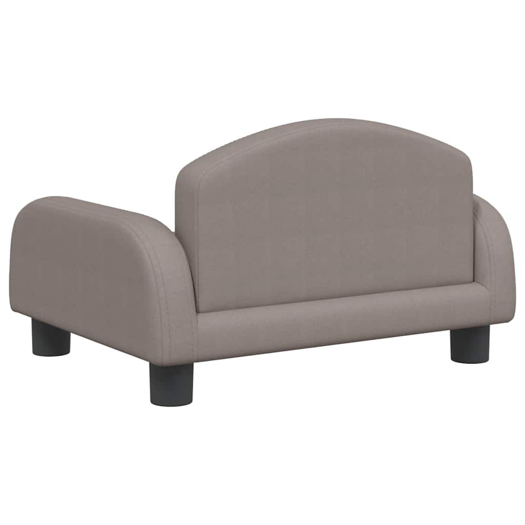 Pat de câini, gri taupe, 50x40x30 cm, textil