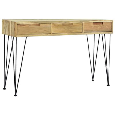 Masă consolă, 120x35x76 cm, tec masiv
