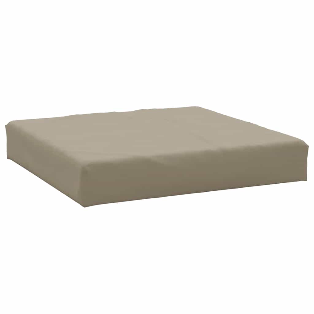 Perne de canapea din paleți, 2 buc., gri taupe, material textil