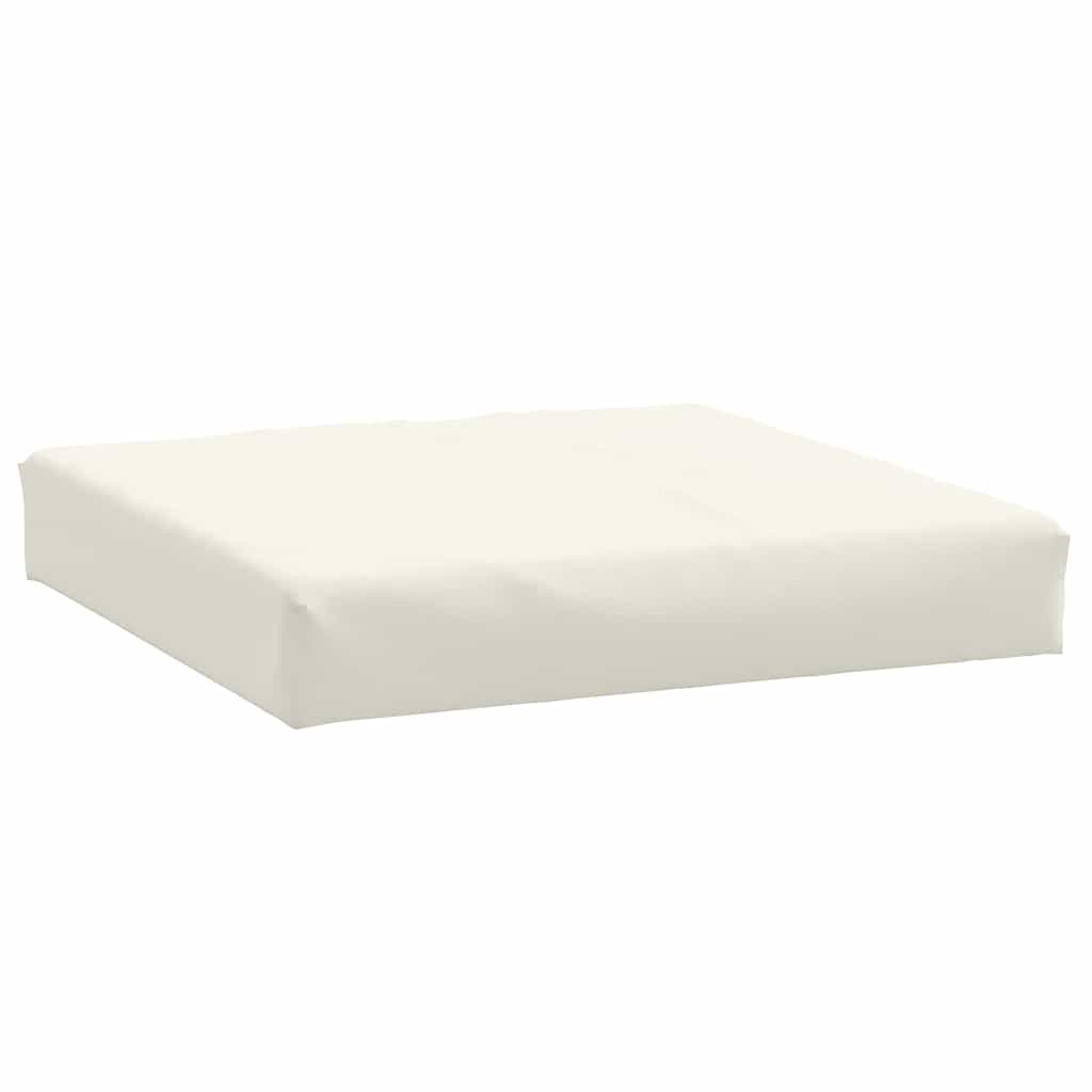 Perne de paleți, 3 buc., melanj crem, material textil