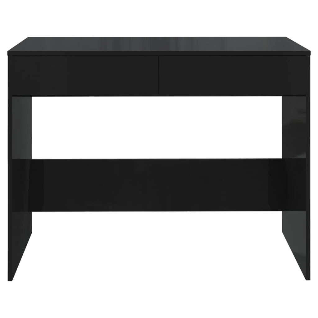 Birou, negru, 101x50x76,5 cm, PAL