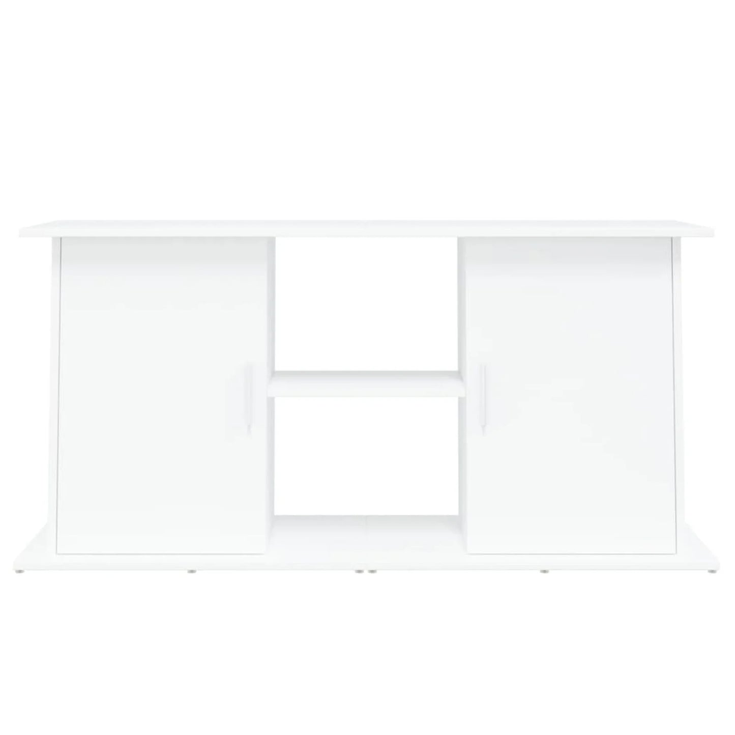 Suport pentru acvariu, alb, 121x41x58 cm, lemn prelucrat