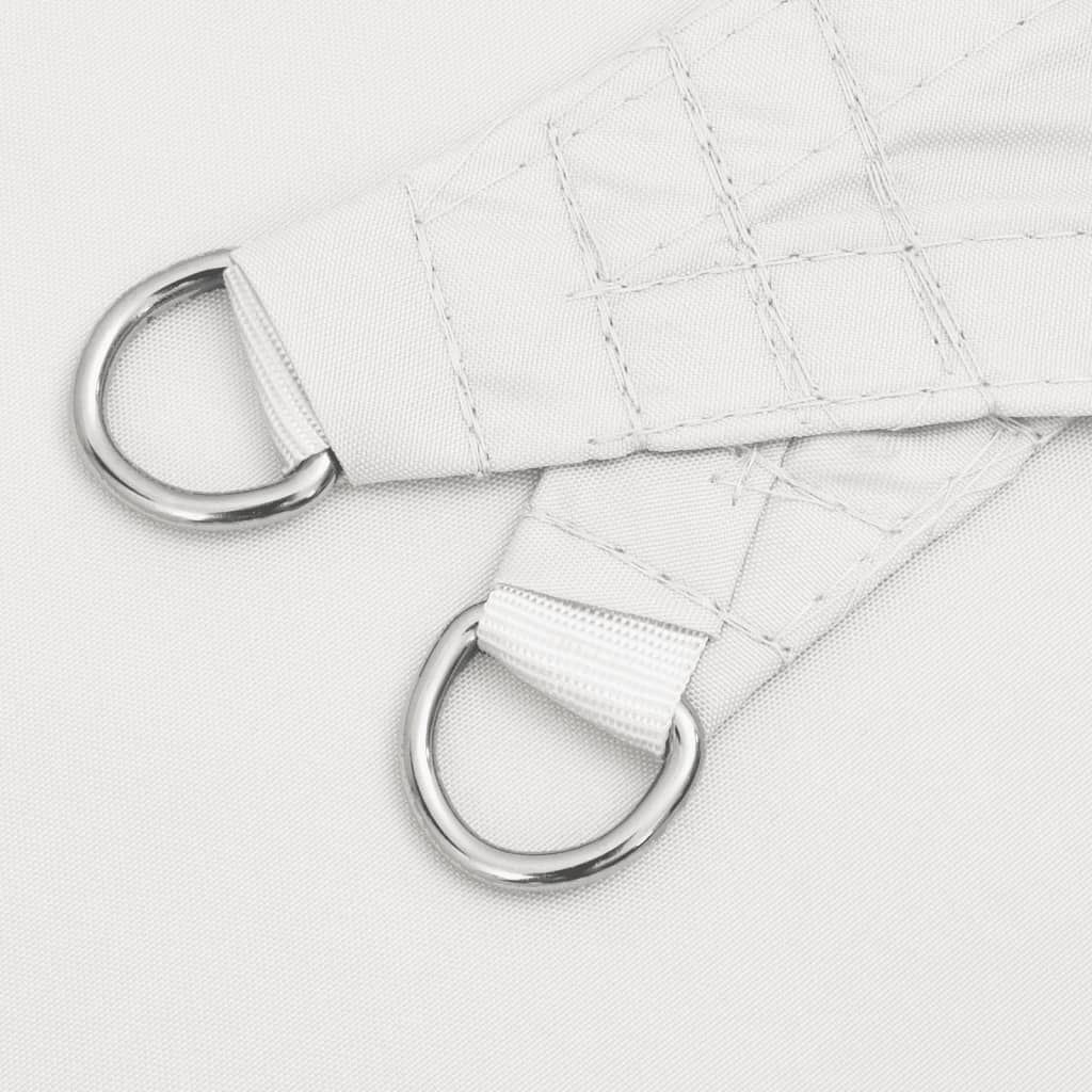 Pânză de parasolar, alb, 4x5 m, țesătură oxford, dreptunghiular