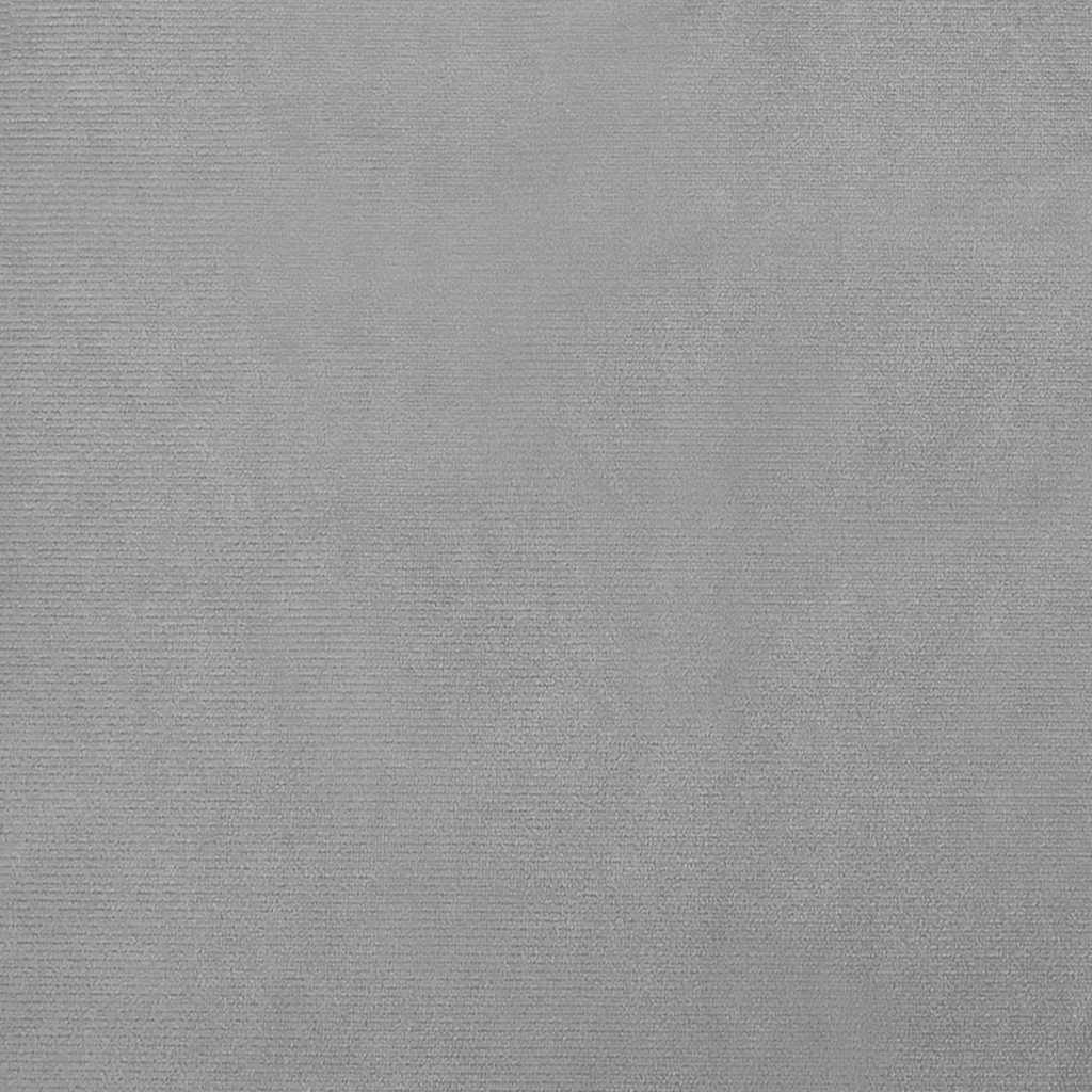 Pat de câini, gri deschis, 90x53x30 cm, catifea