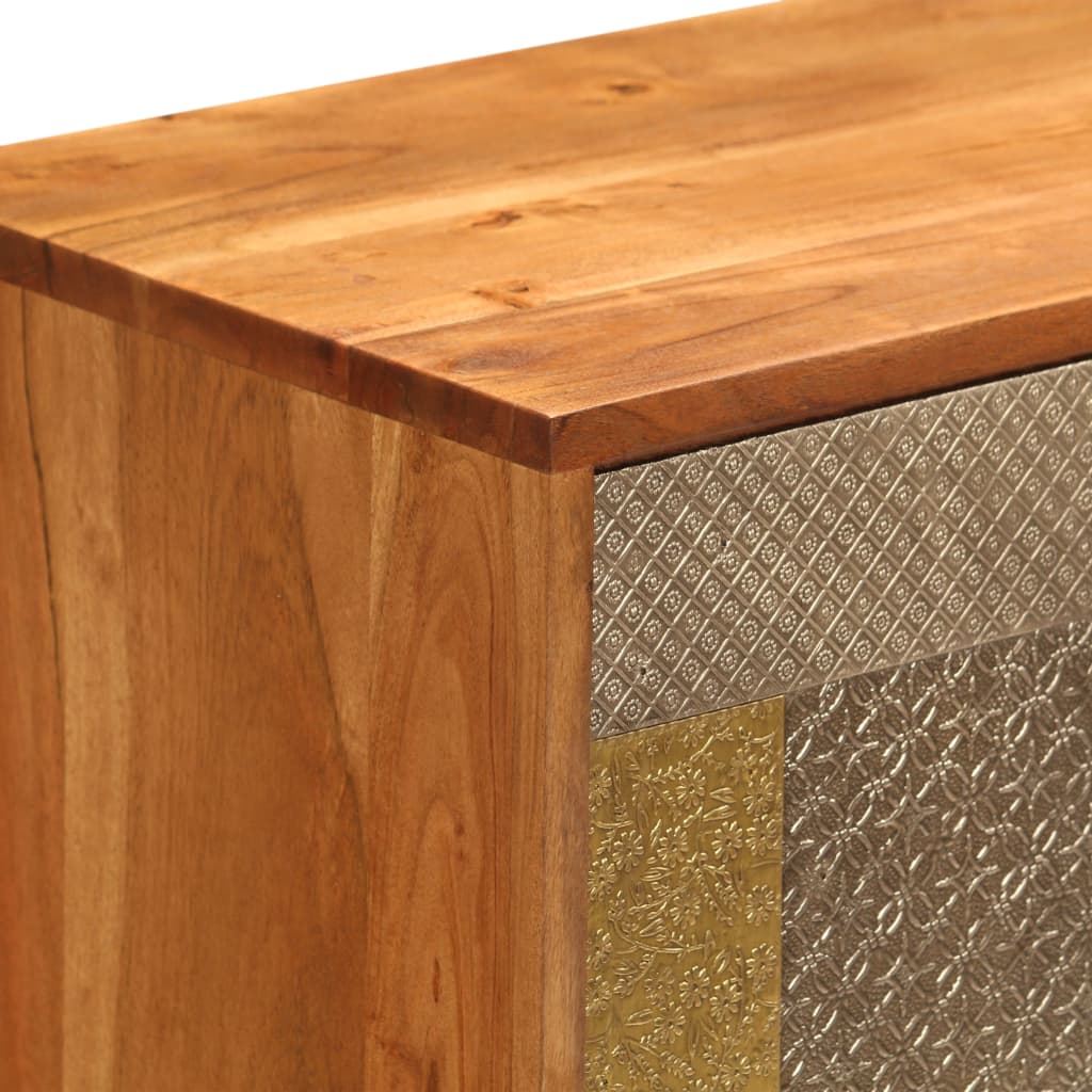 Servantă, 80 x 30 x 75 cm, lemn masiv de acacia