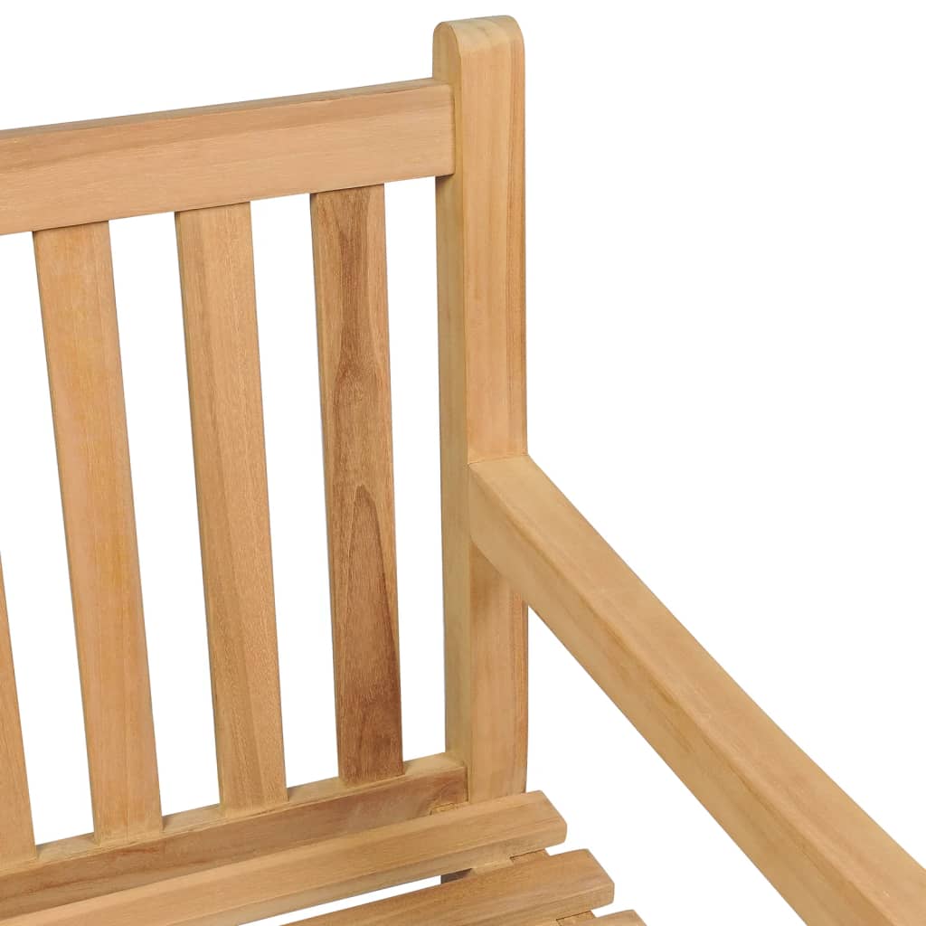 Bancă de grădină, 228 cm, lemn masiv de tec