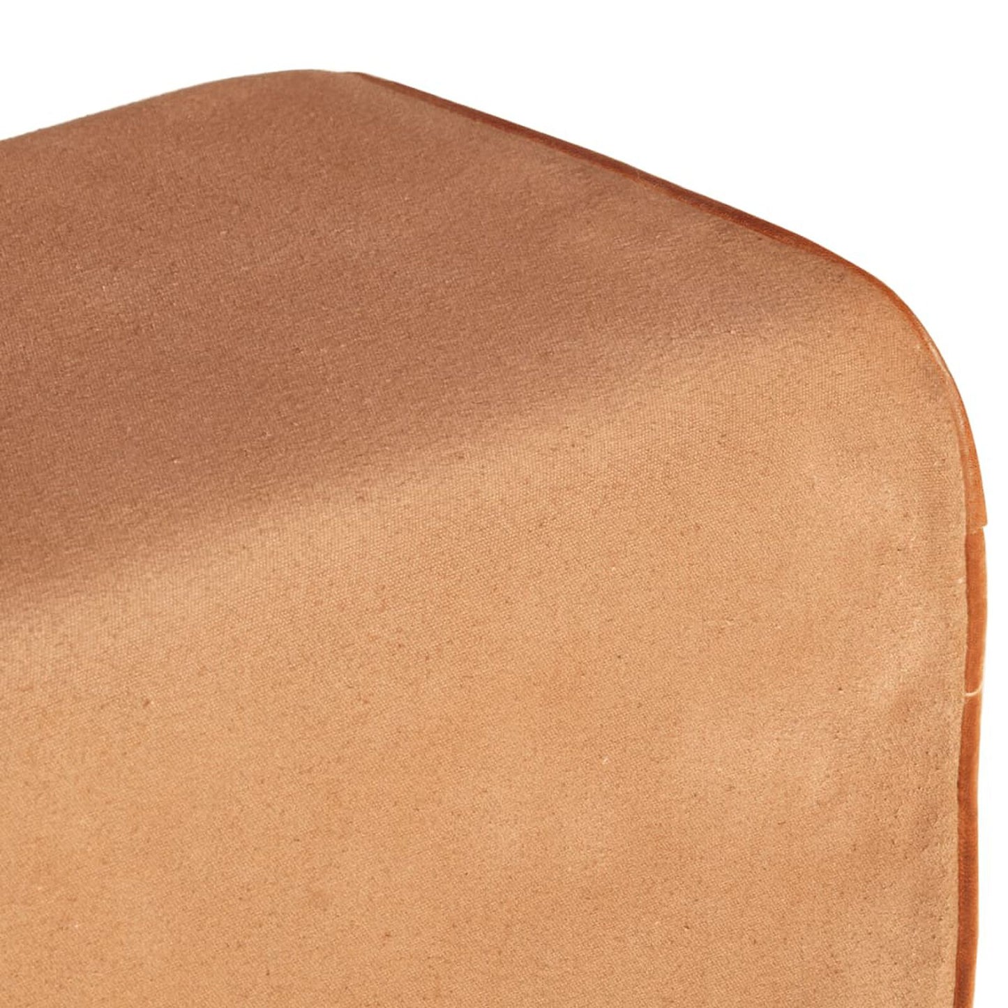 Bancă de gimnastică, maro, 160 cm, piele naturală și pânză