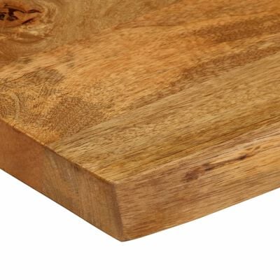 Blat masă cu margini naturale, 120x36x2,5 cm, lemn masiv mango