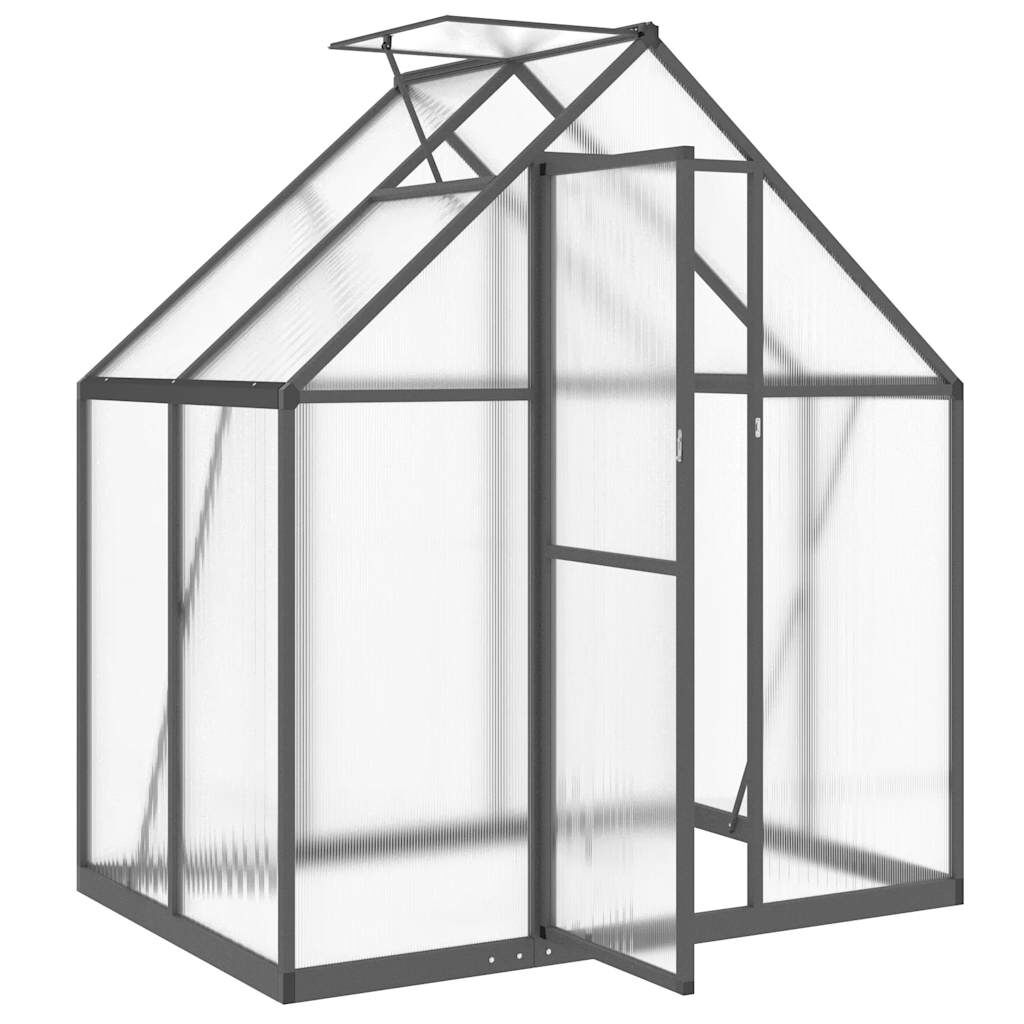 Sere cu cadru de bază, antracit, 169x114x195 cm, aluminiu