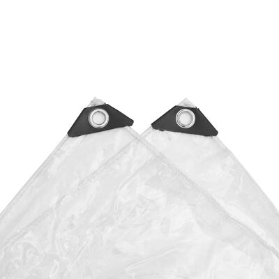 Prelata transparenta cu ochiuri 3x3 m PVC