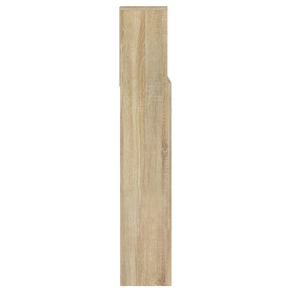 Tăblie de pat cu dulap, stejar sonoma, 140x19x103,5 cm