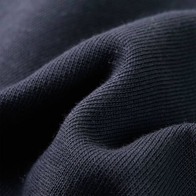 Bluzon cu glugă de copii, jumătate de fermoar, antracit și coniac, 104