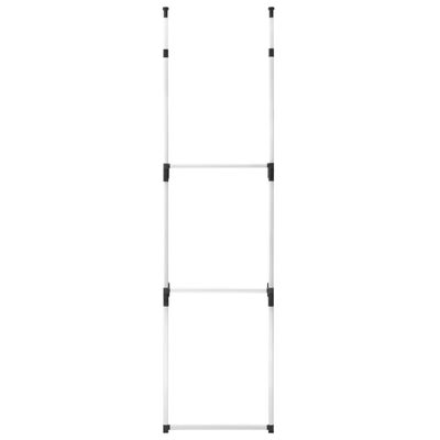 Sistem de garderobă telescopic, cu bare, aluminiu