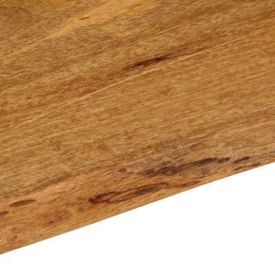 Blat masă cu margini naturale, 120x36x2,5 cm, lemn masiv mango