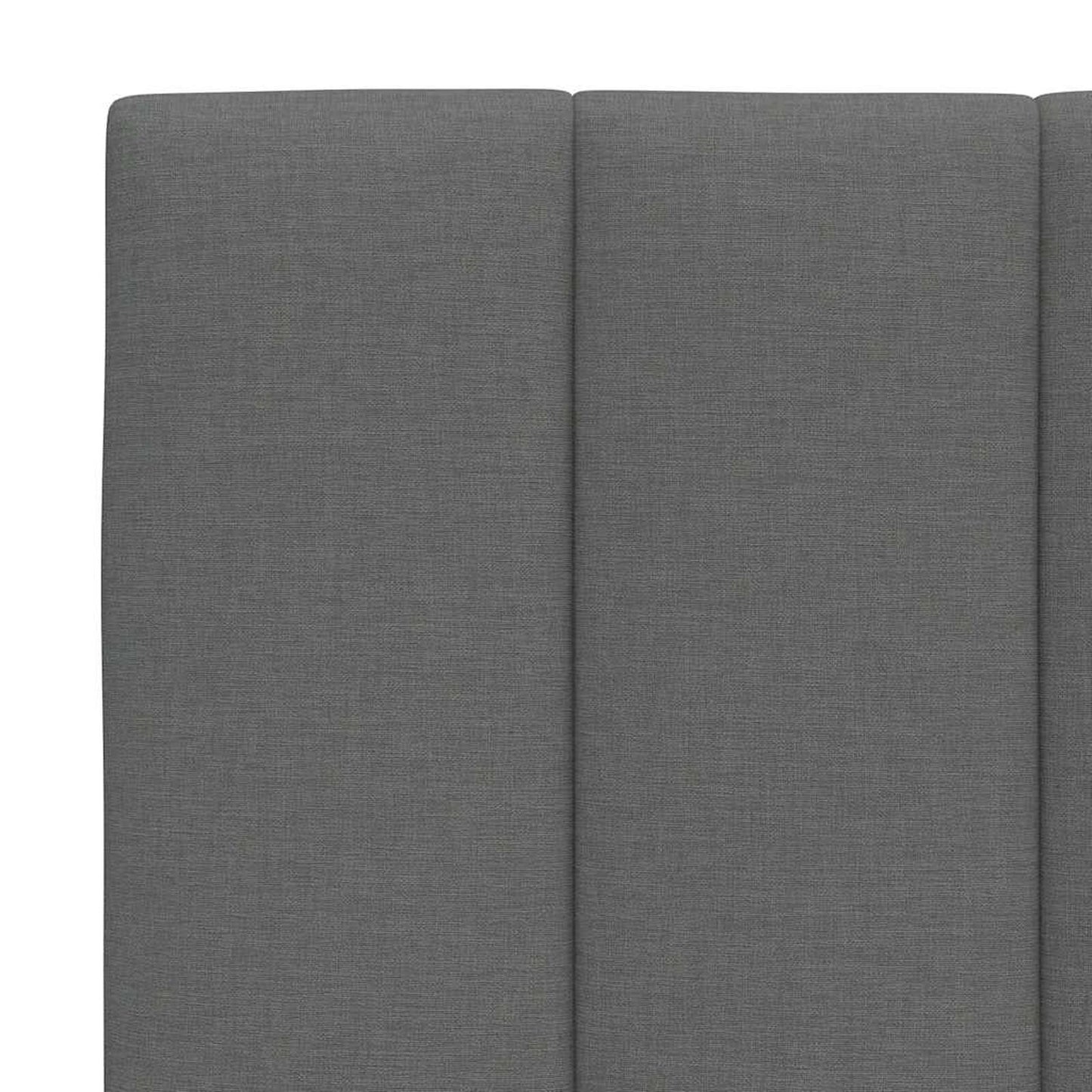 Pernă pentru tăblie de pat, gri închis, 80 cm, material textil