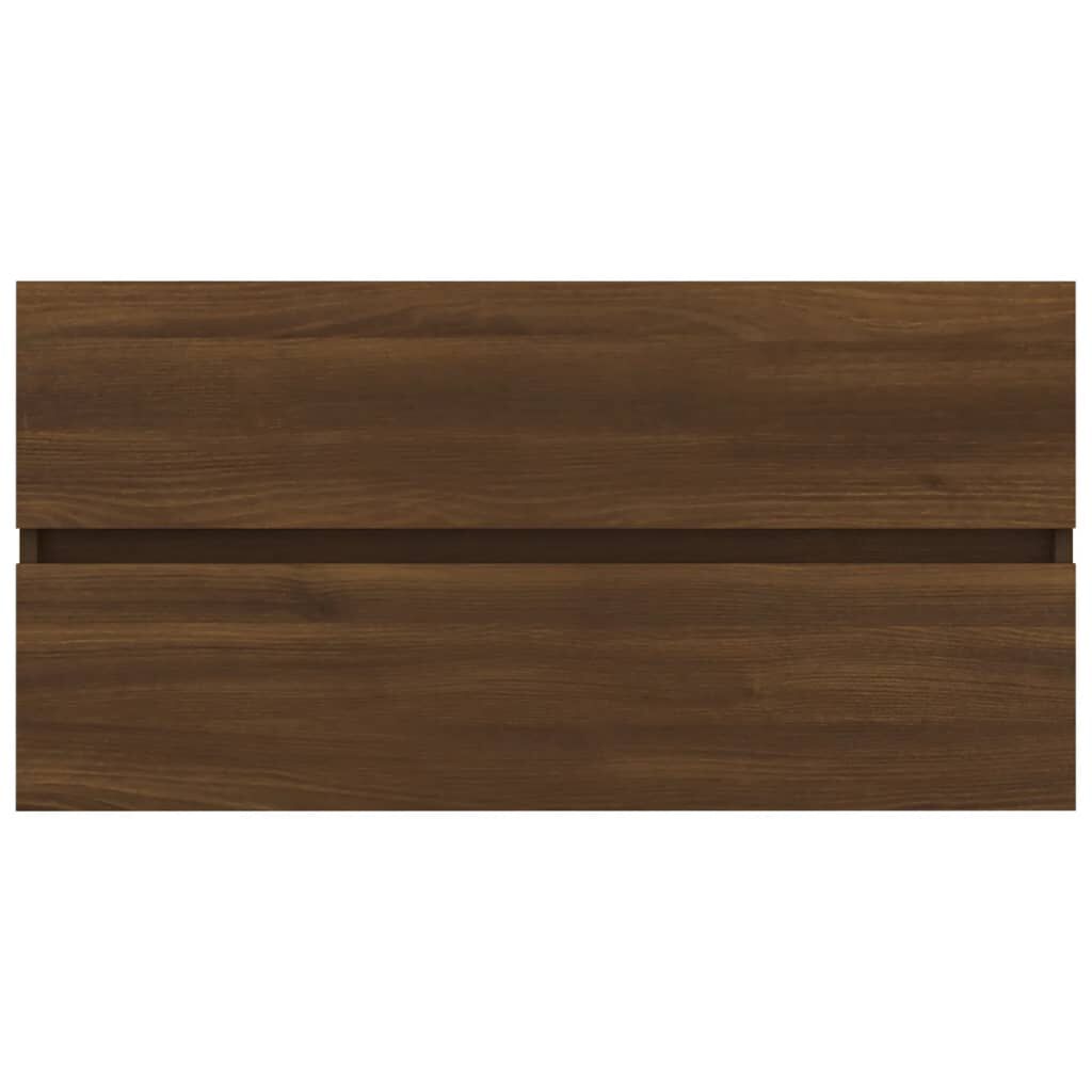 Dulap chiuvetă, stejar maro, 90x38,5x45 cm, lemn prelucrat