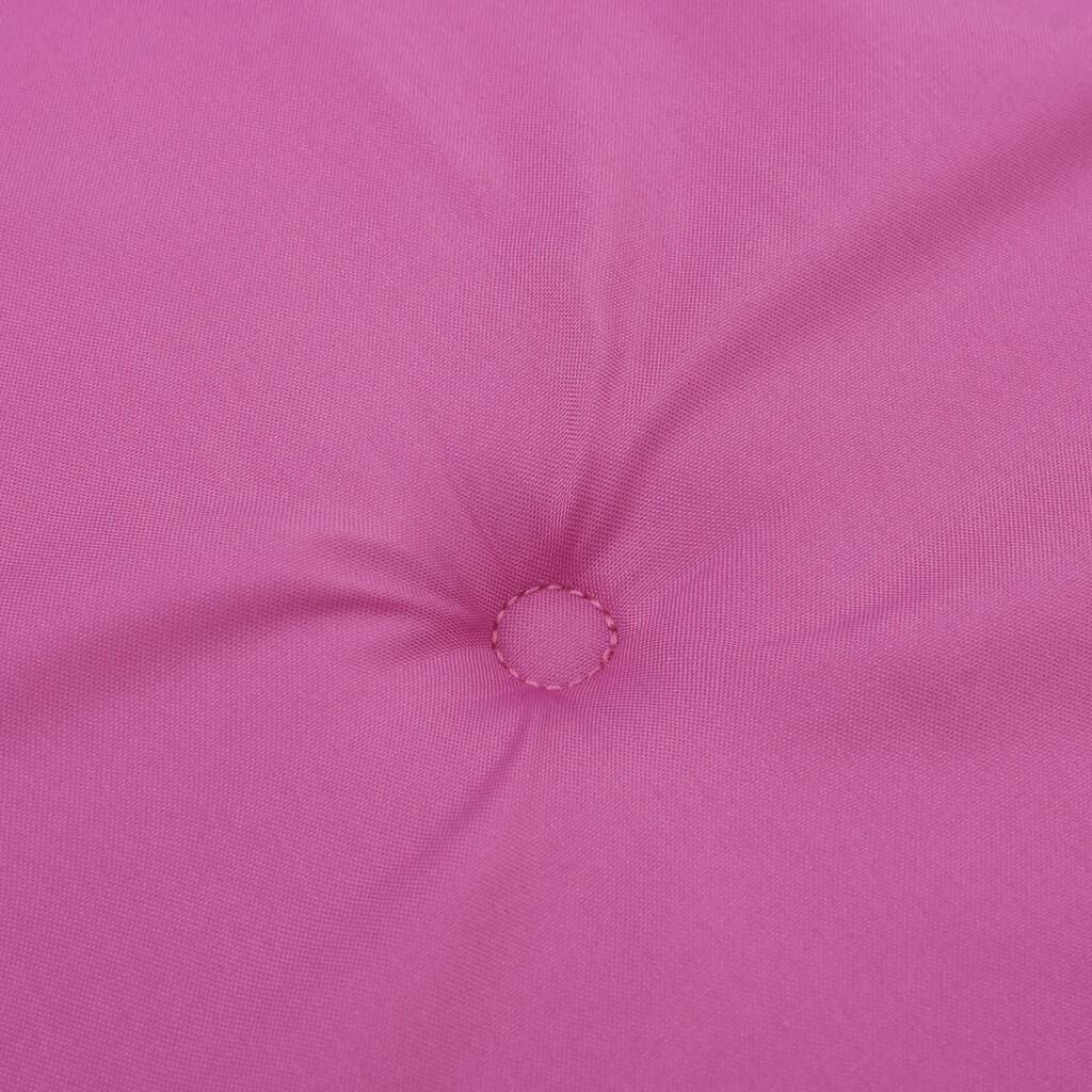 Perne de scaun spătar înalt, 6 buc., roz, textil