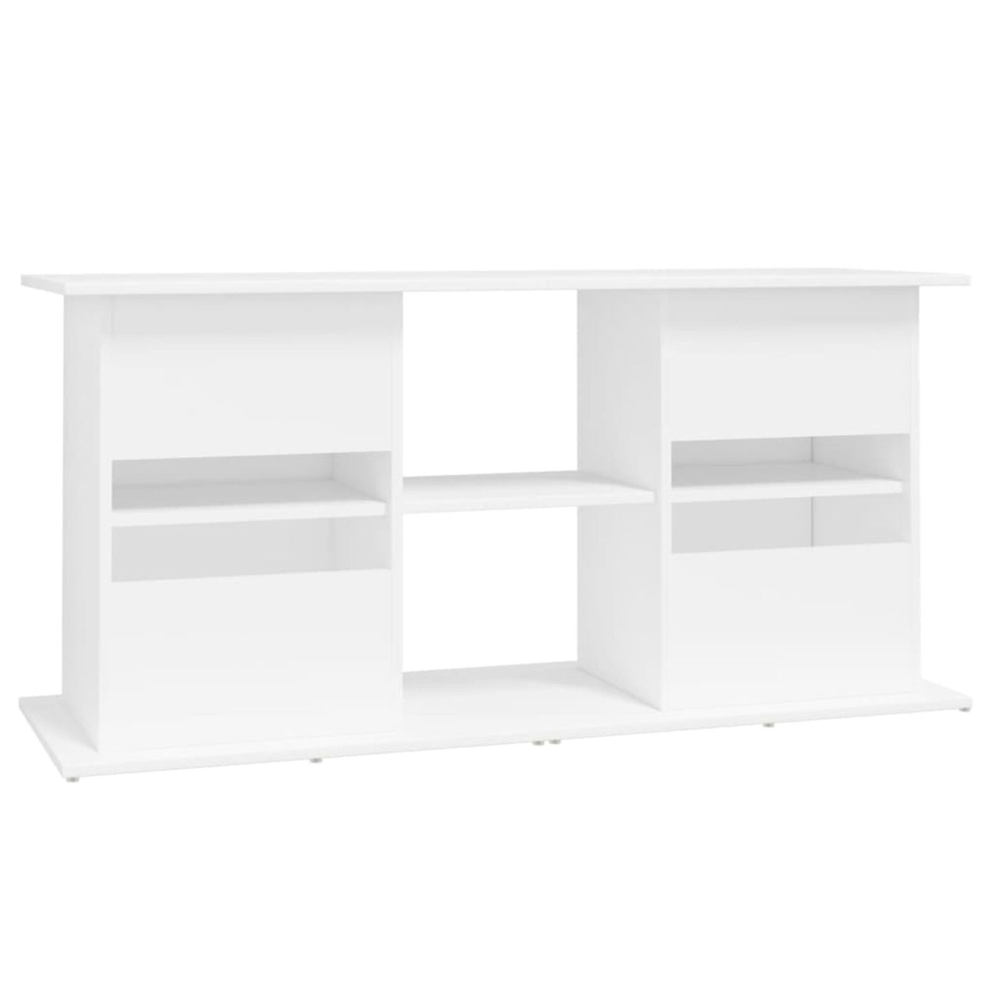 Suport pentru acvariu, alb, 121x41x58 cm, lemn prelucrat