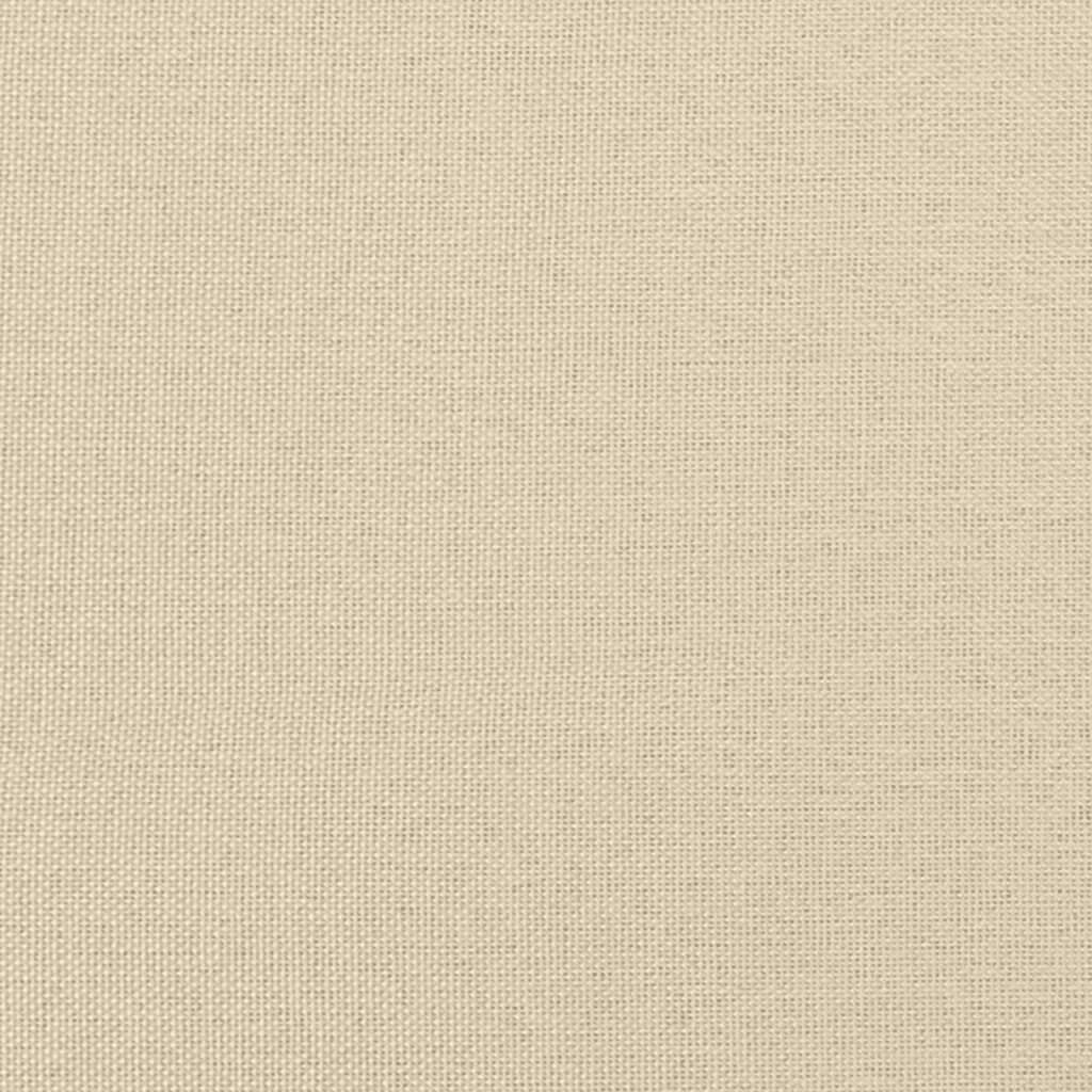 Pernă pentru tăblie de pat, crem, 140 cm, material textil