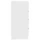 Bufeta cu sertare , Alb, 37, 5x35x99 cm, Lemn prelucrat