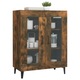 Dulap , stejar fumuriu, 69,5x34x90 cm, lemn compozit,