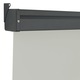 Copertina laterala de balcon, Gri, 122 x 250 cm