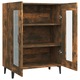 Dulap , stejar fumuriu, 69,5x34x90 cm, lemn compozit,