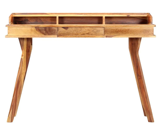 Birou de scris din lemn de palisandru, maro, 115 x 50 x 85 cm