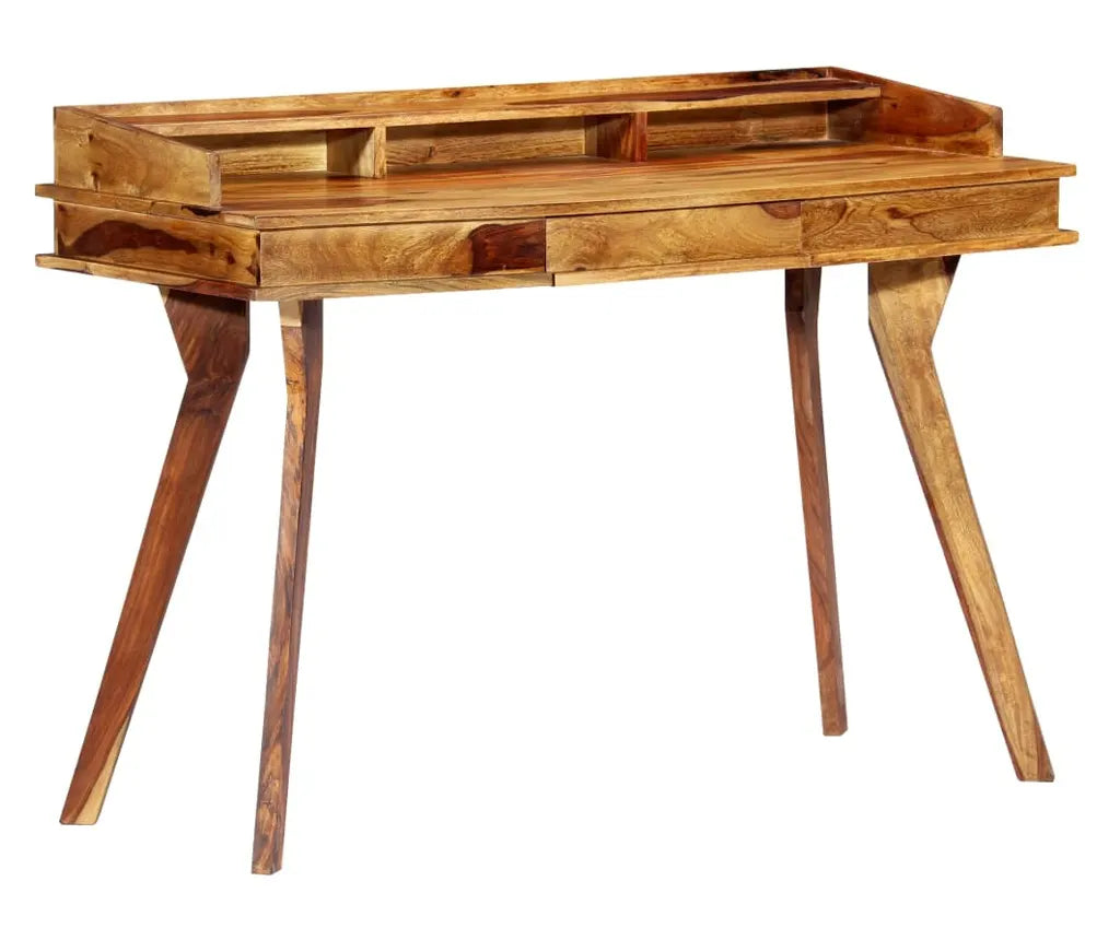 Birou de scris din lemn de palisandru, maro, 115 x 50 x 85 cm