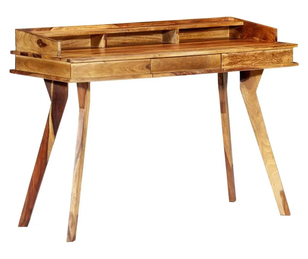 Birou de scris din lemn de palisandru, maro, 115 x 50 x 85 cm