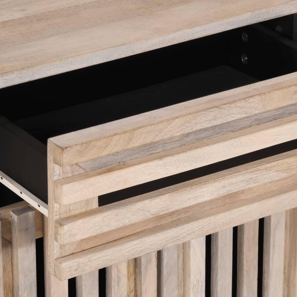 Noptieră, maro, 50x34x60 cm, lemn masiv de mango