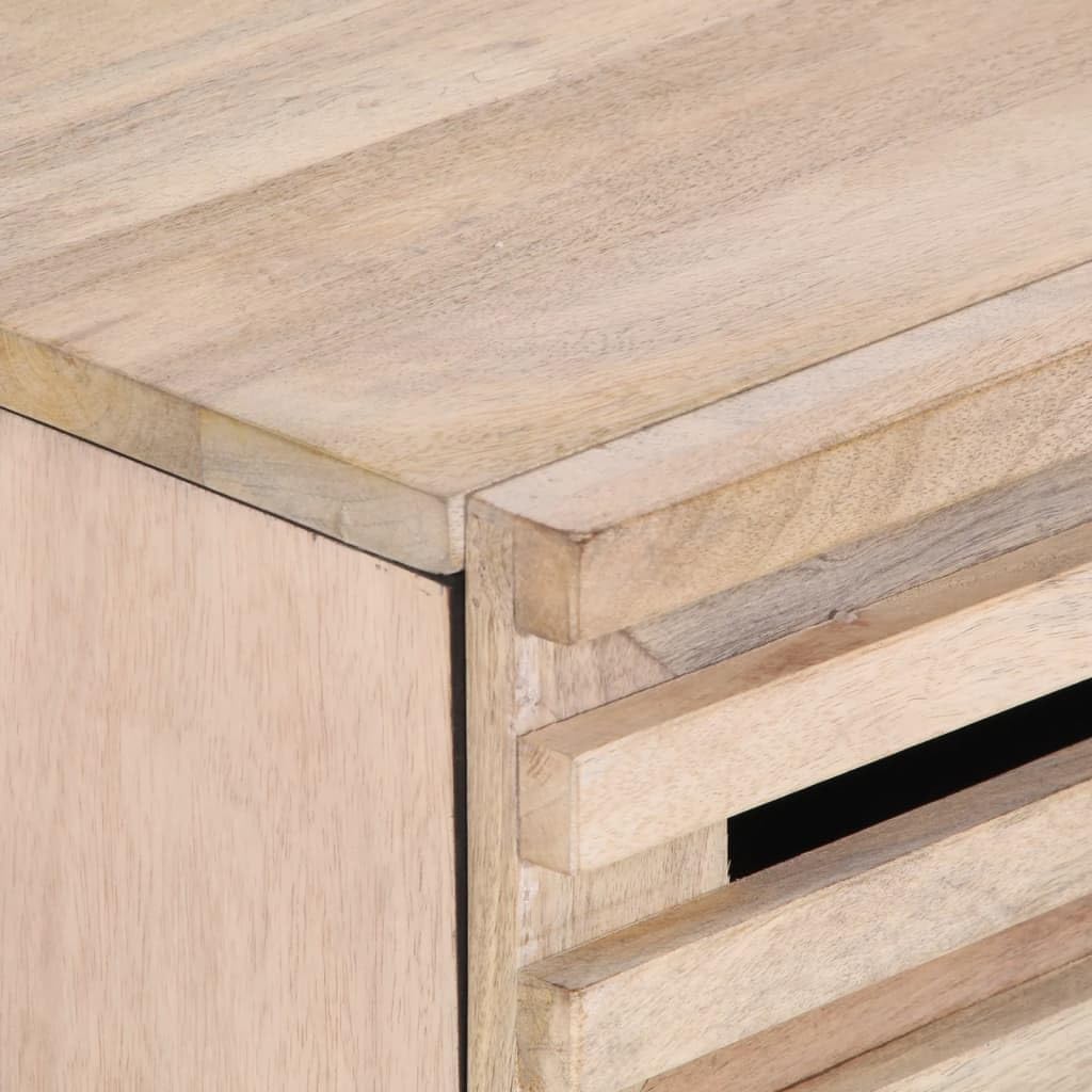 Noptieră, maro, 50x34x60 cm, lemn masiv de mango