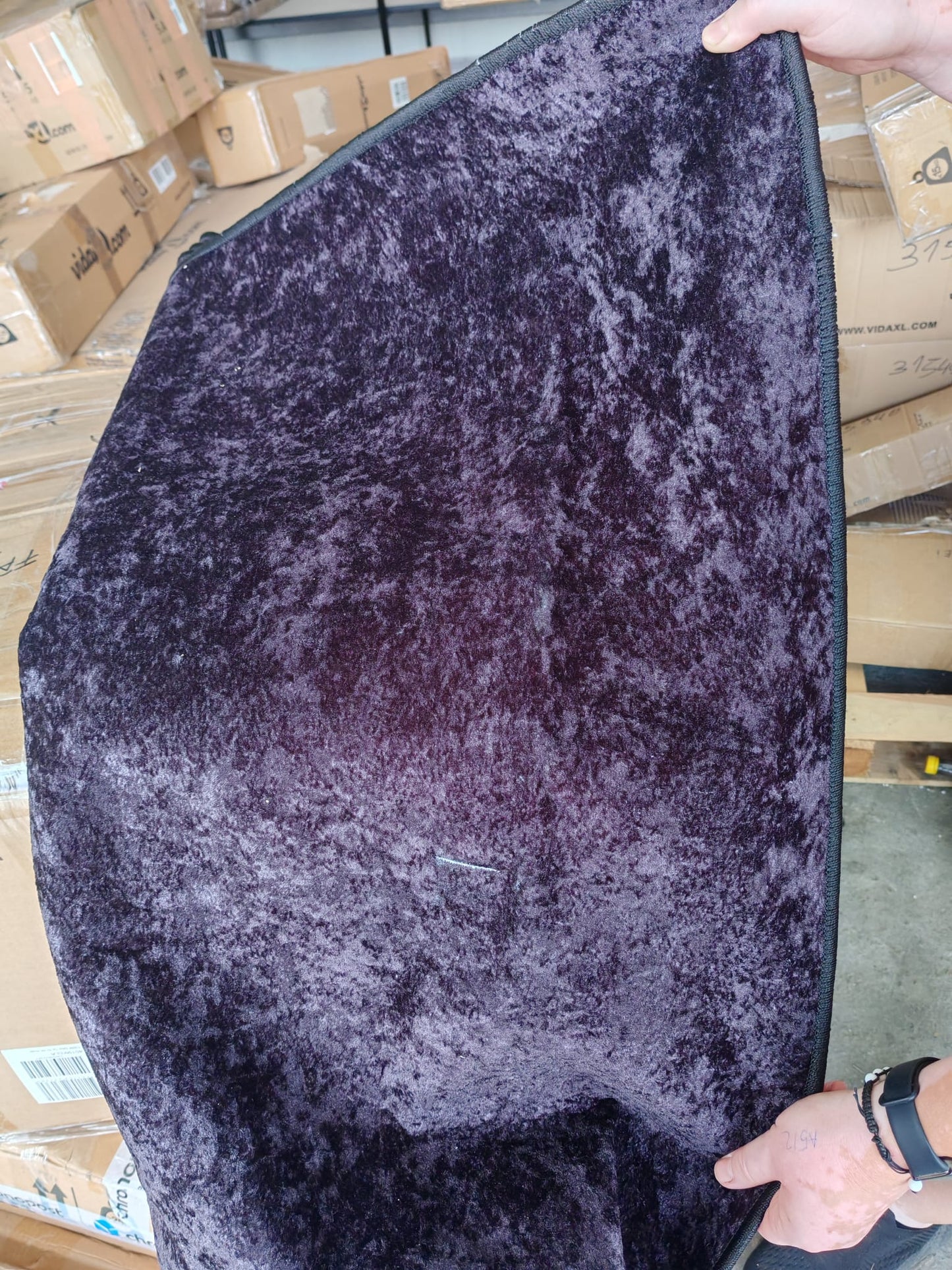 Covor lavabil, antracit, 400x300 cm, anti-alunecare