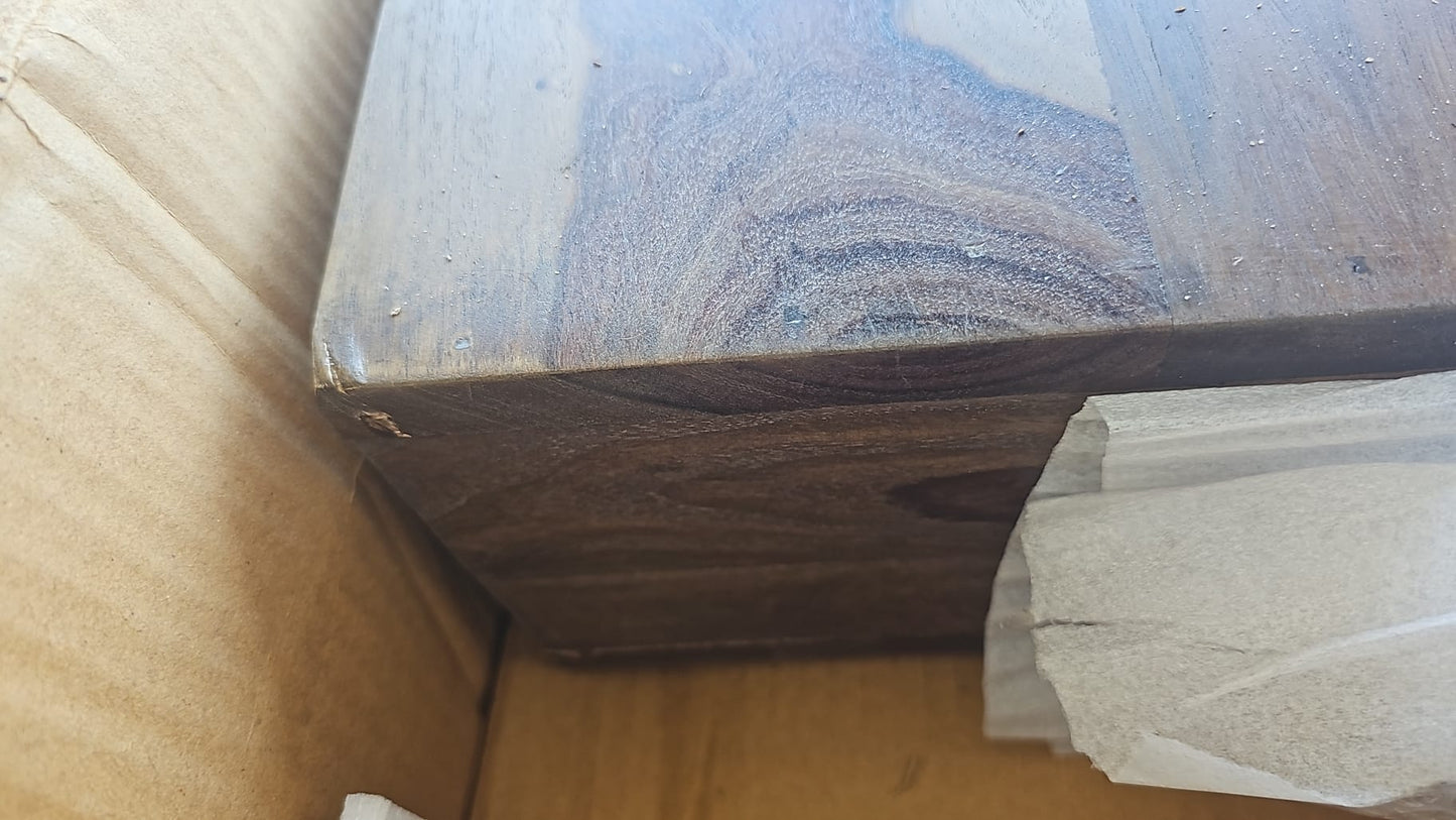 Comodă TV, 160 x 30 x 45 cm, lemn masiv de sheesham