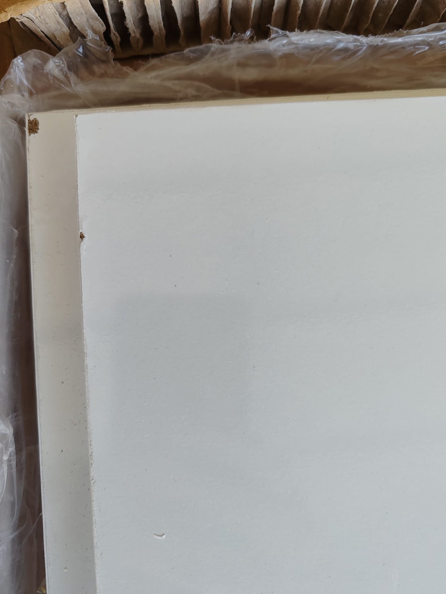 Măsuță de cafea, alb extralucios, 100x50x40 cm, lemn prelucrat