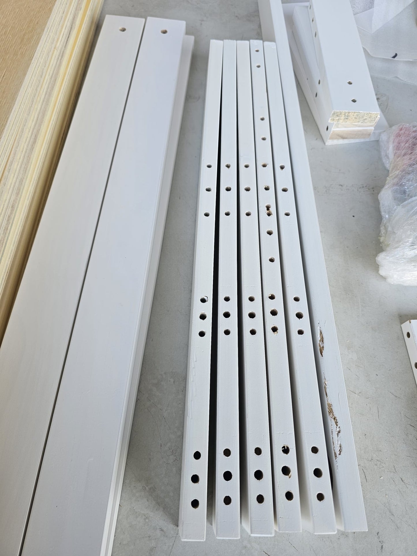 Pat extensibil de zi, alb, 2x(90x200) cm, lemn masiv de pin