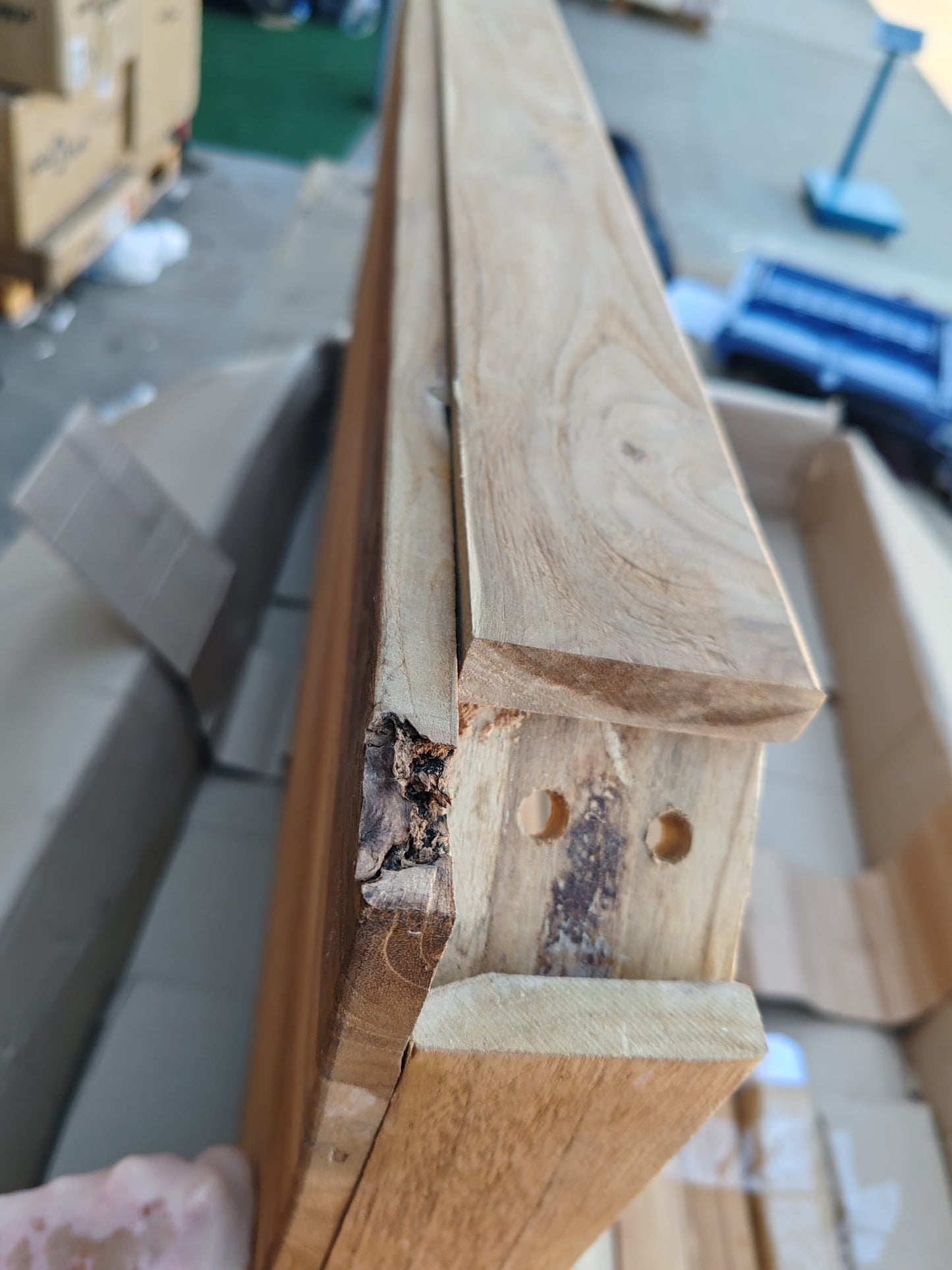 Masă de bar de grădină, 110 x 60 x 105 cm, lemn masiv de tec