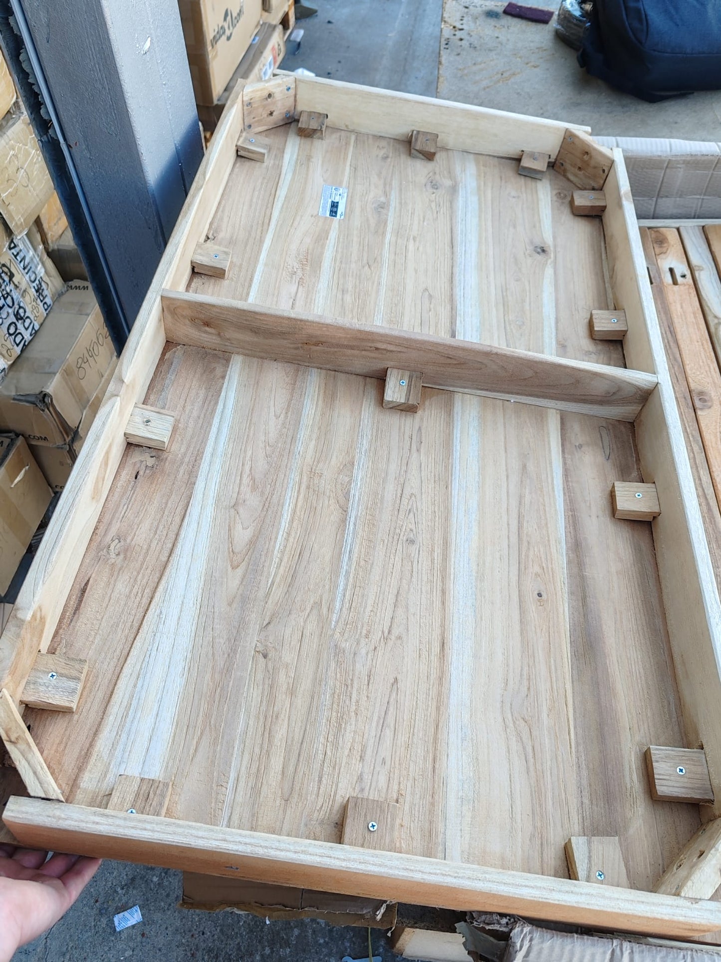 Masă de bar de grădină, 110 x 60 x 105 cm, lemn masiv de tec