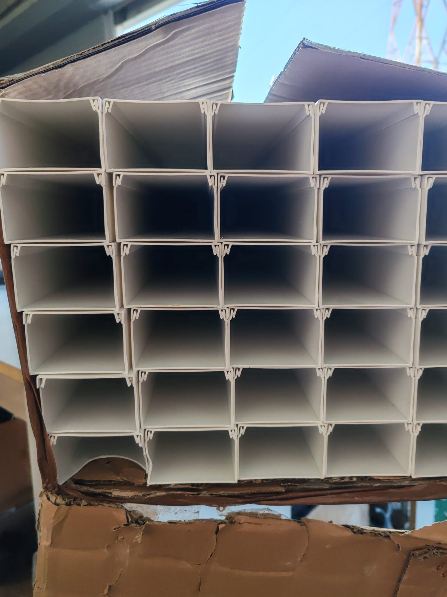 Șine de cabluri, 60x40 mm, 30 m, PVC