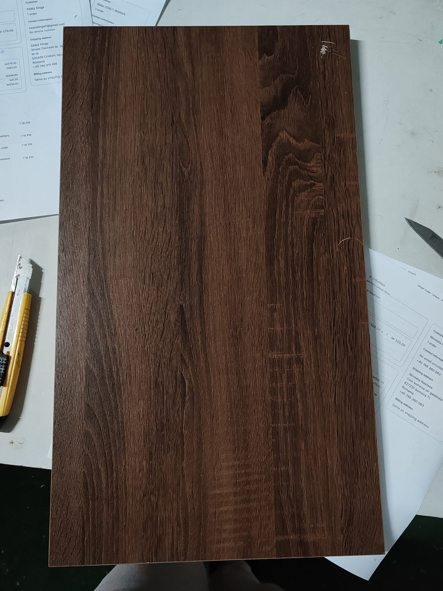 Cutie de depozitare, stejar maro, 60x35x35 cm, lemn prelucrat