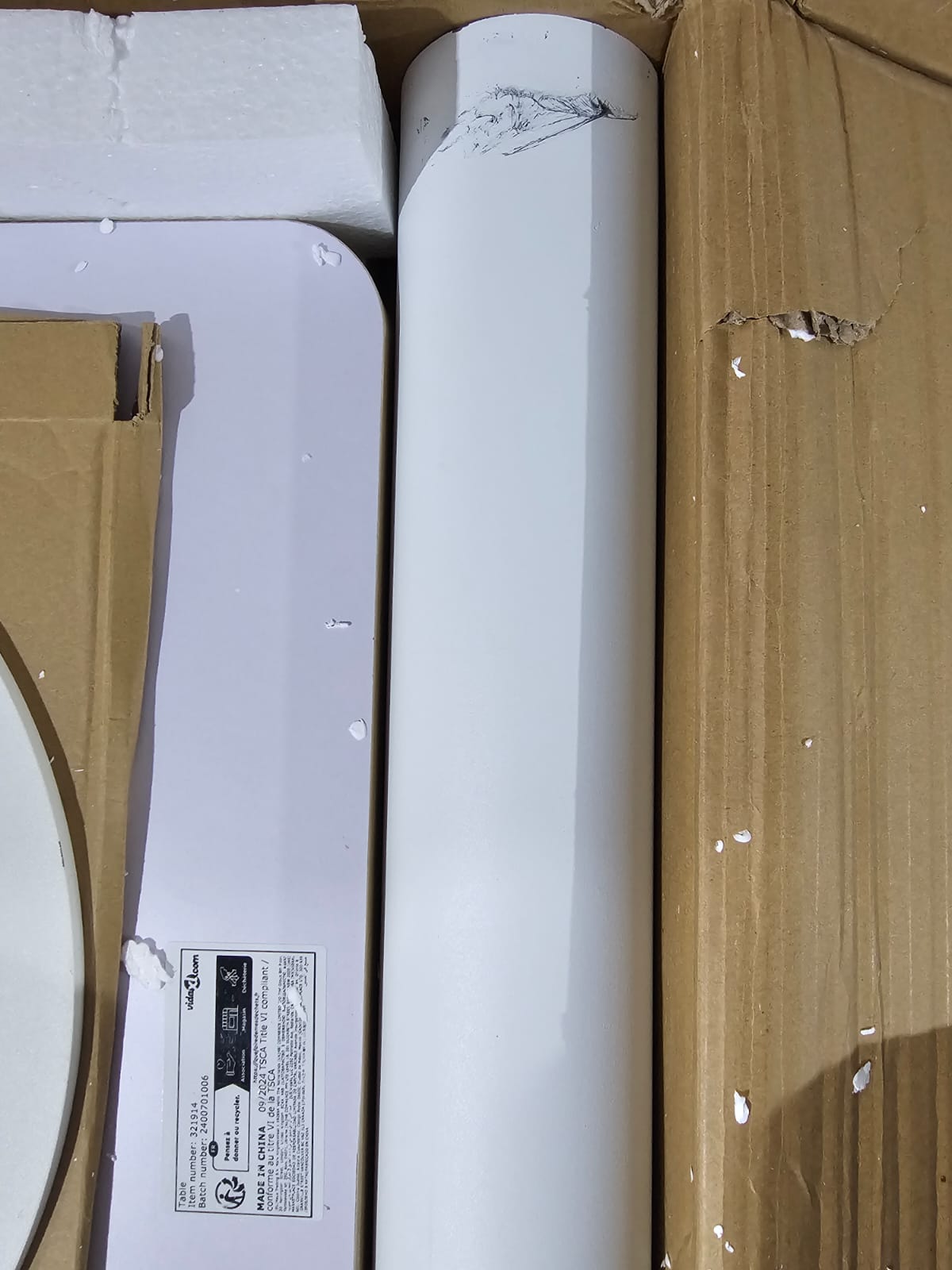 Masă de bistro, maro închis, 50 x 50 cm, MDF