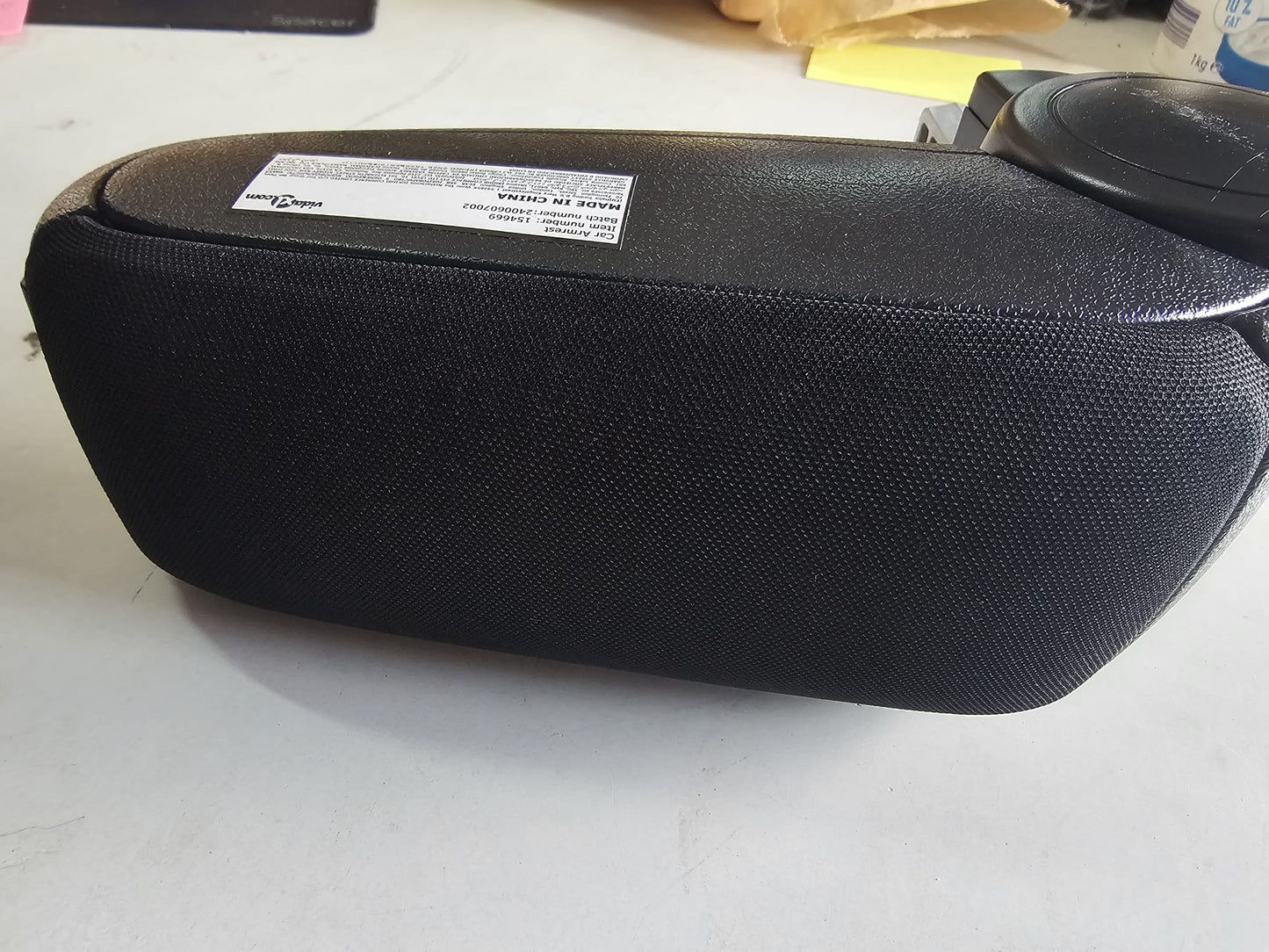 Cotieră auto, negru, 14x35x(37-53) cm ABS