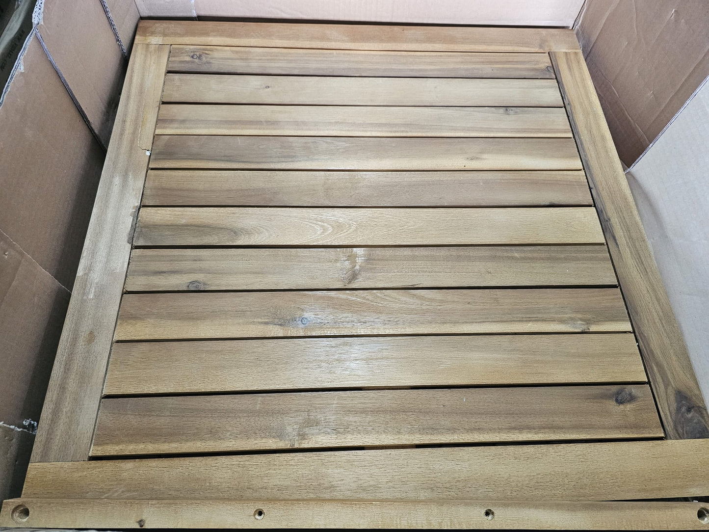 Set mobilier grădină cu perne gri închis, 2 piese, lemn acacia