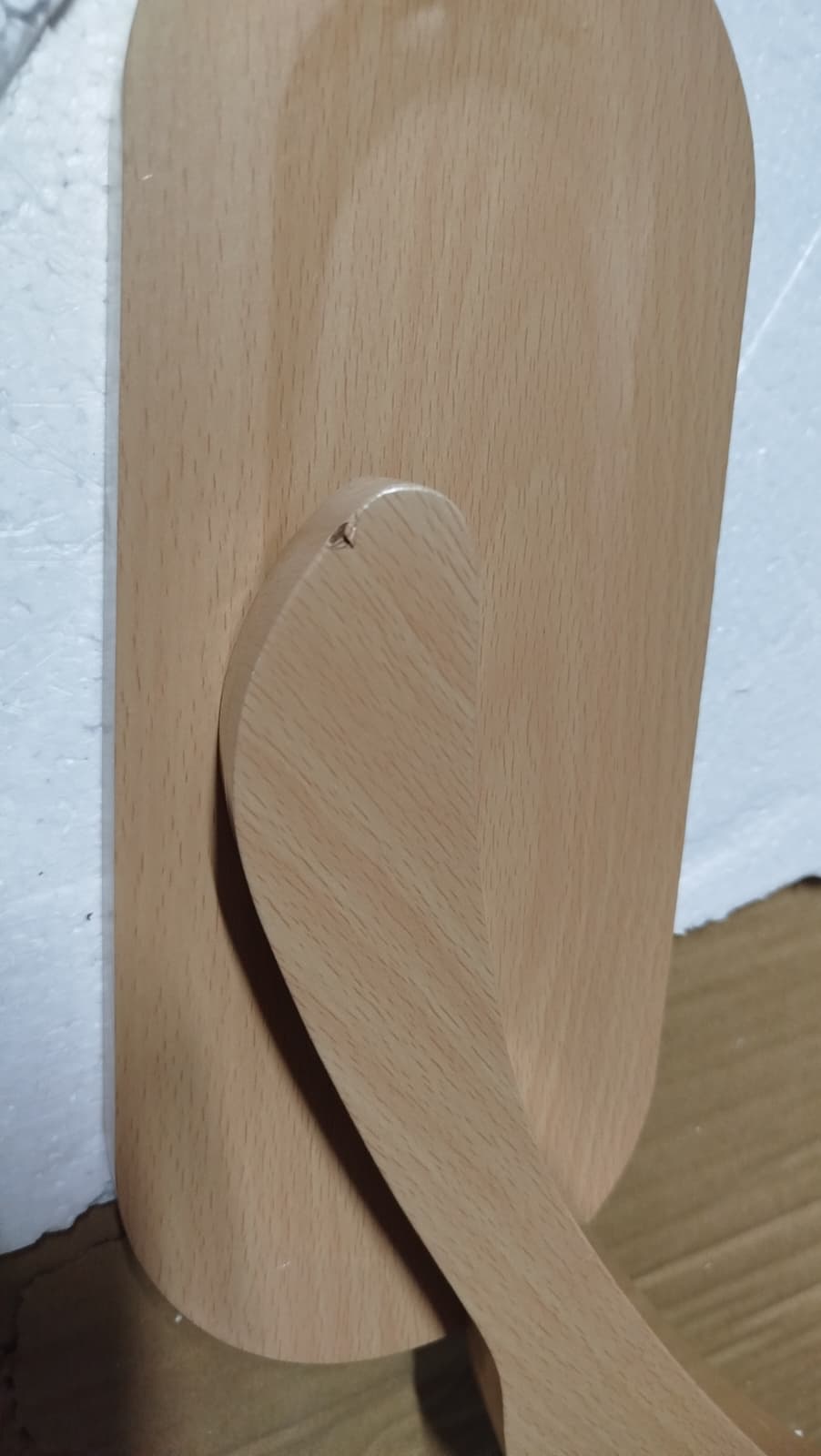 Cuier pentru costum, 45 x 35 x 107 cm, natural