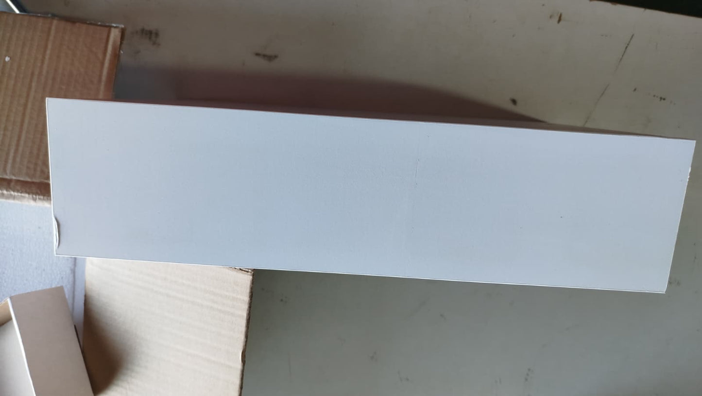 Raft de perete cu sertar, alb, 40x23,5x10 cm, MDF