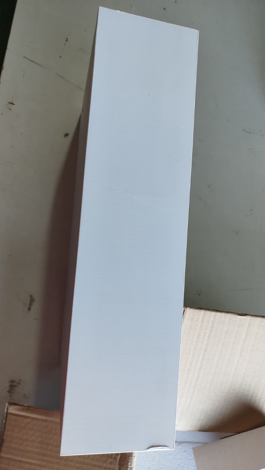 Raft de perete cu sertar, alb, 40x23,5x10 cm, MDF