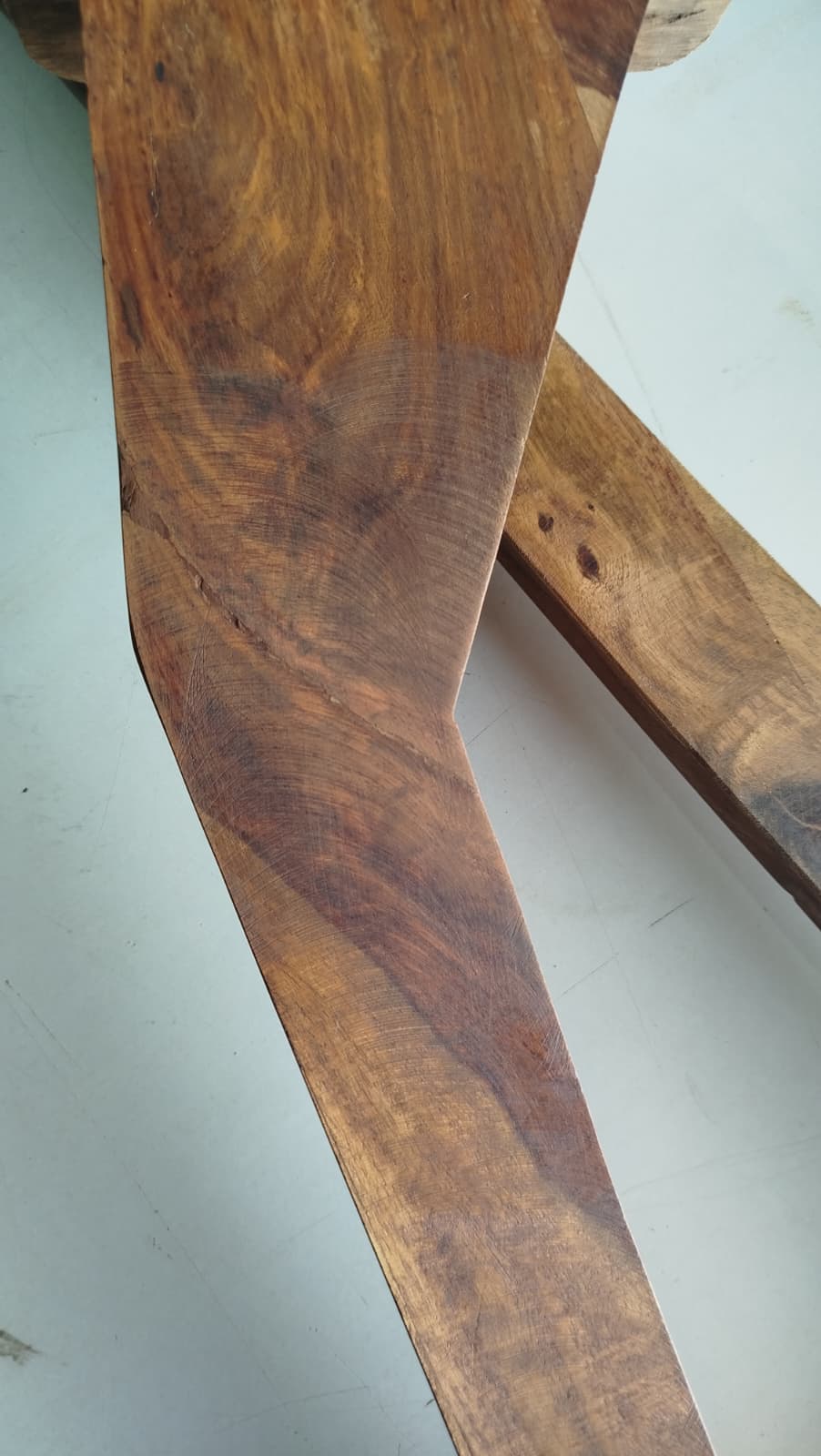 Birou de scris din lemn de palisandru, maro, 115 x 50 x 85 cm