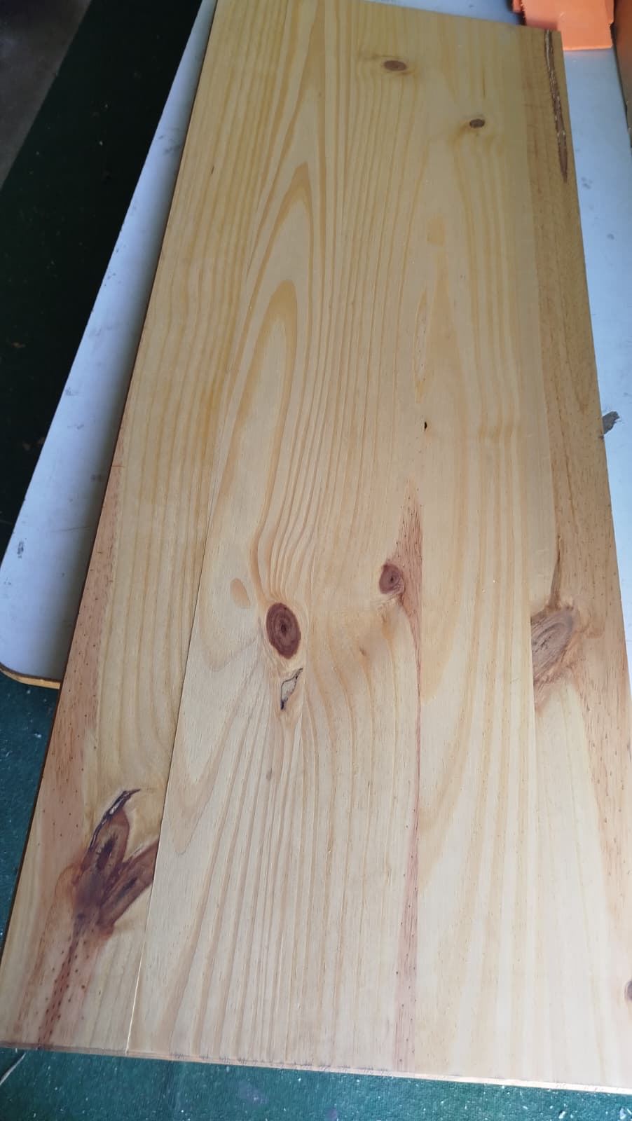 Servantă "BODO", alb și maro, 115,5x44x80 cm, lemn masiv de pin