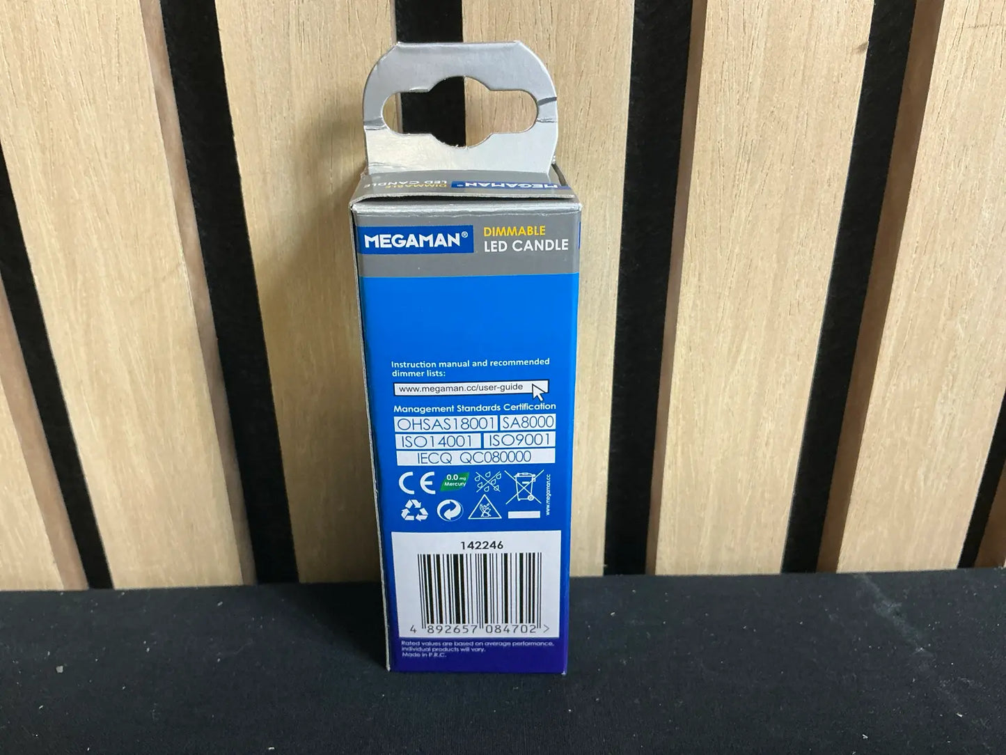 Bec LED Candle Megaman® Dimmable B22, 5W, 460lm, 4000K (Alb Rece)