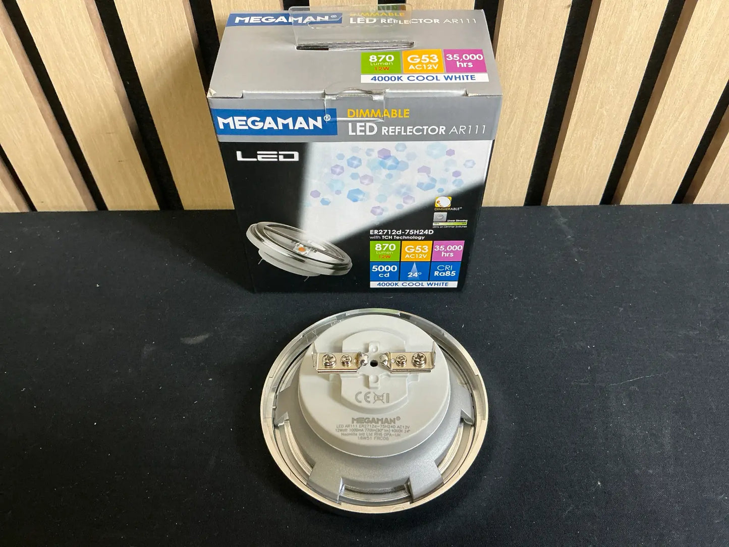 MEGAMAN® AR111 G53 LED Reflector – 12W, 4000K, Cool White
